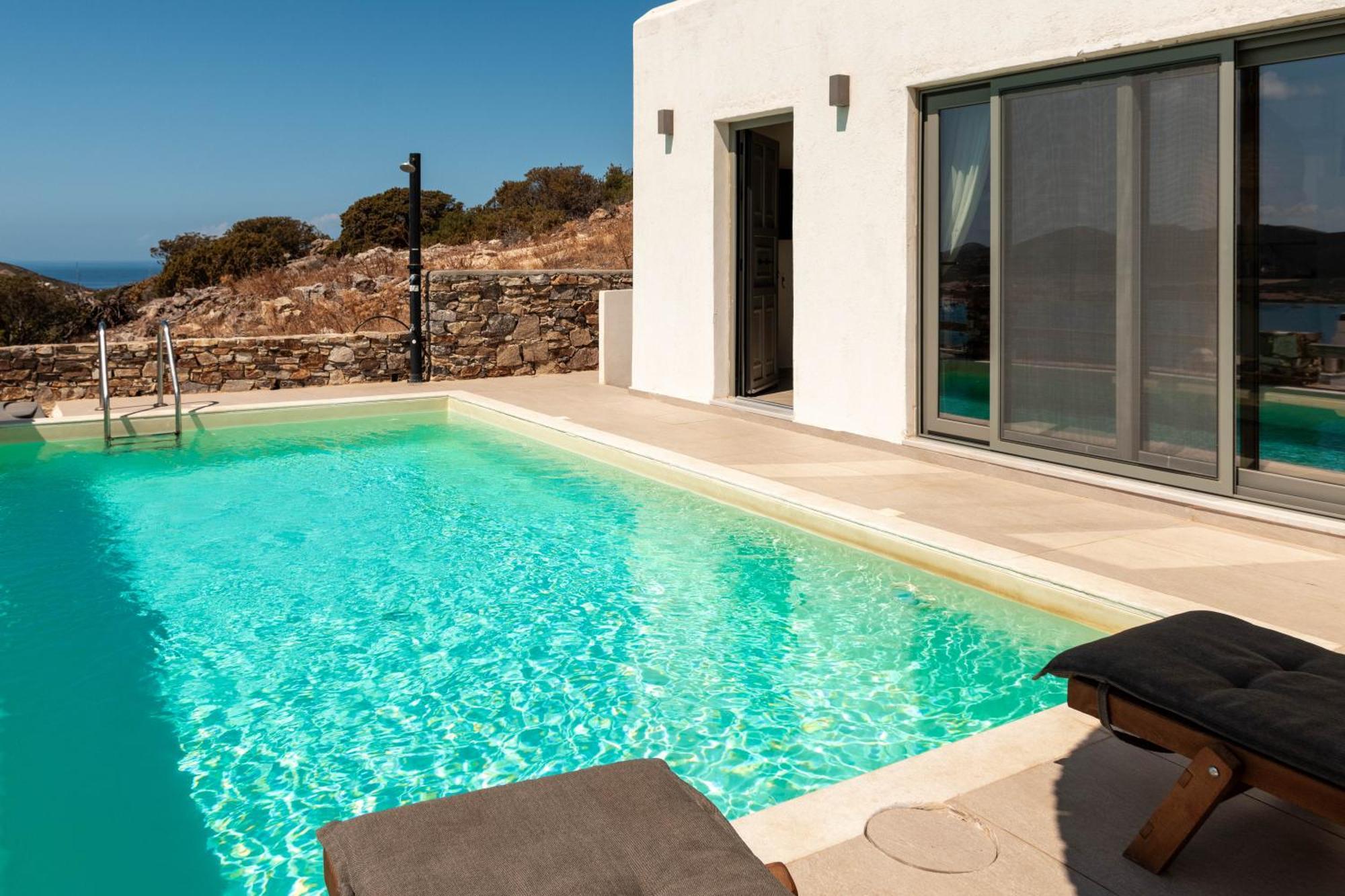 Deja Blue Villa 1 Agios Georgios  외부 사진
